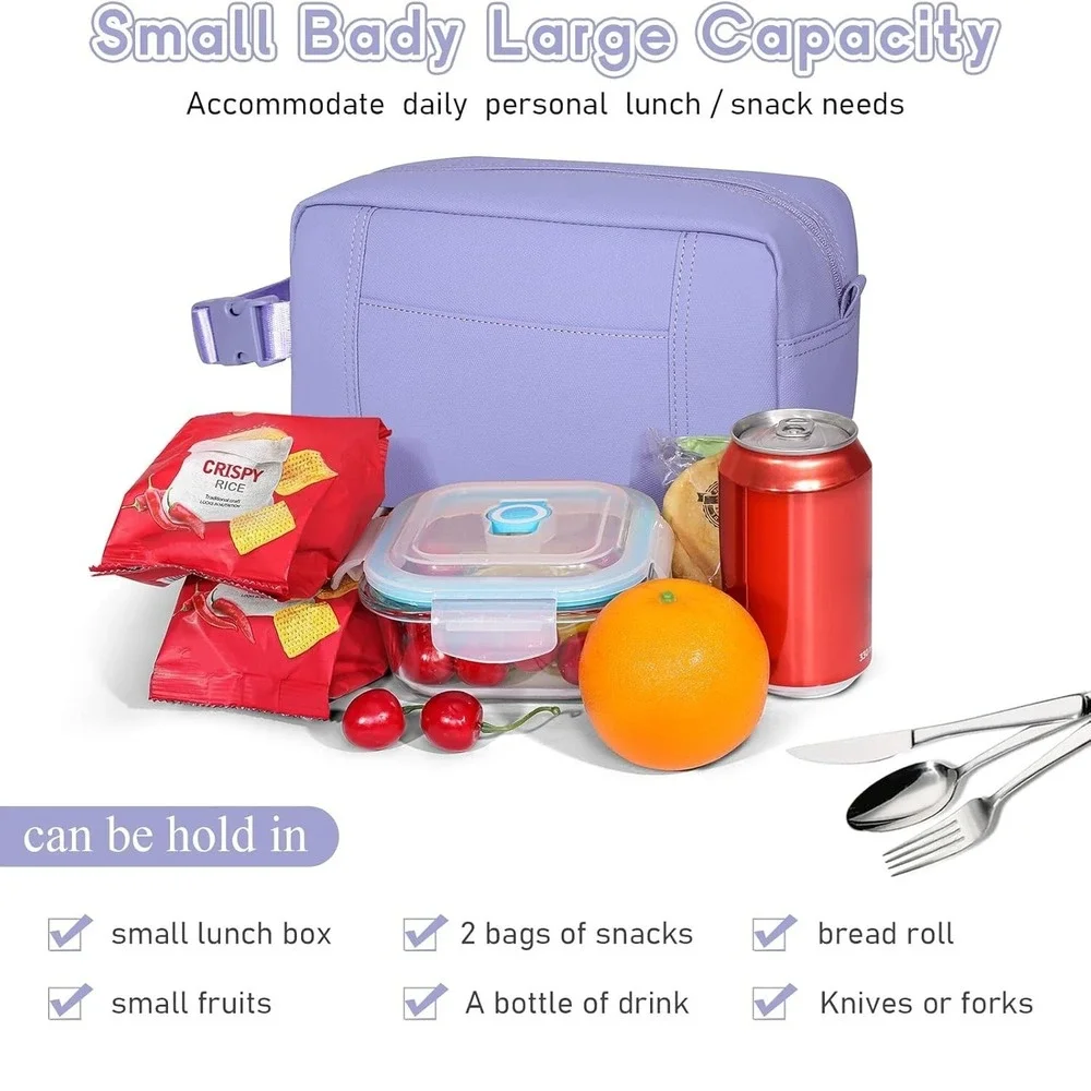 NOL Natural Organic Lifestyle Freezable Snack Bag, Leakproof Cooler Lunch Bag